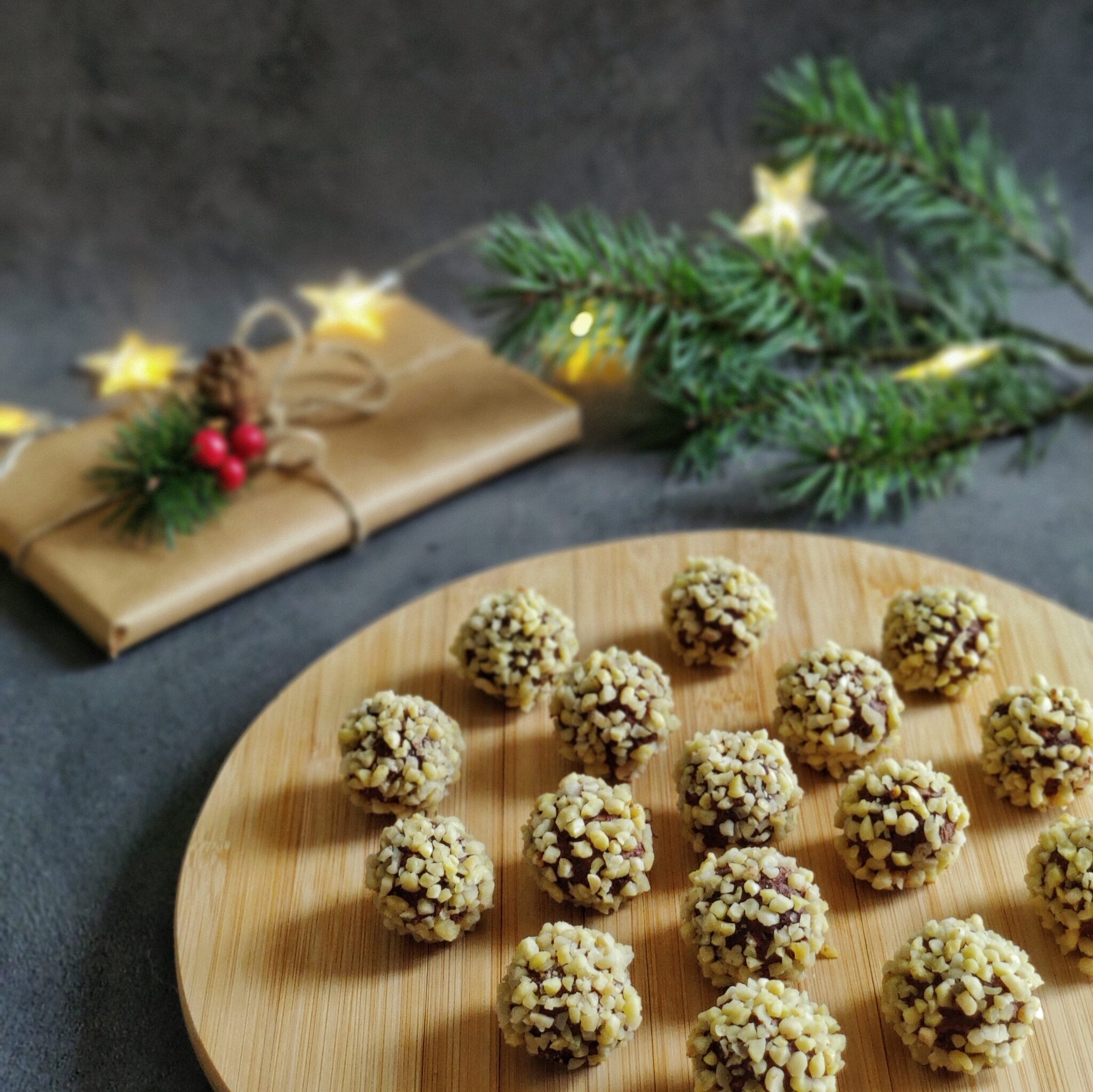 orzechowo-czekoladowe kulki mocy